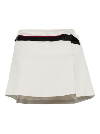 HYEIN SEO low-rise layered wrap miniskirt outlook