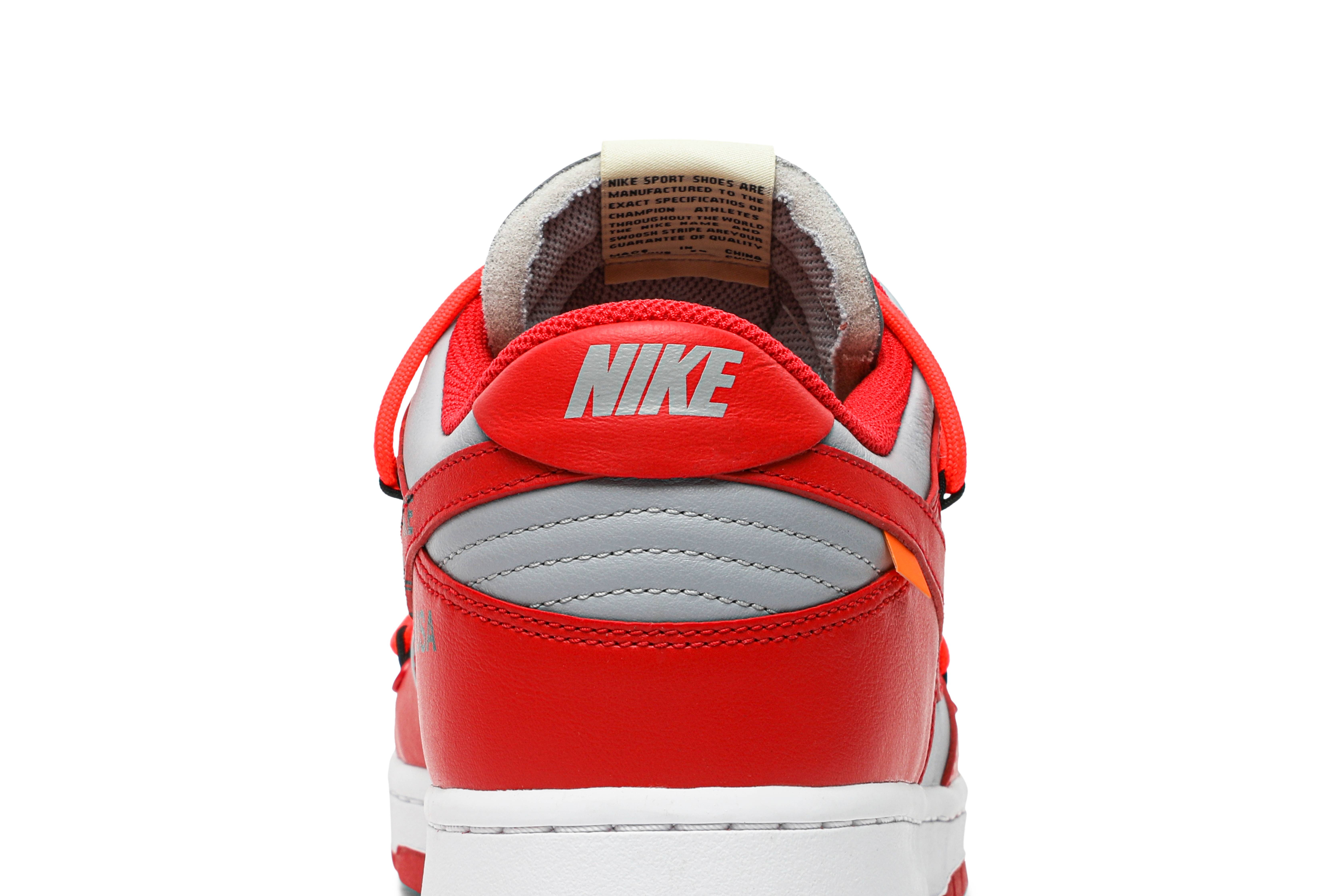 Off-White x Dunk Low 'University Red' - 7
