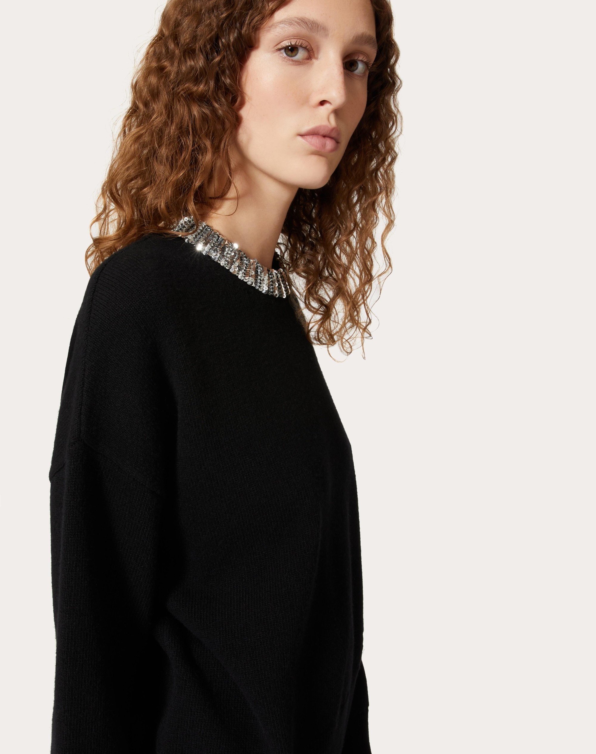 EMBROIDERED WOOL SWEATER - 5