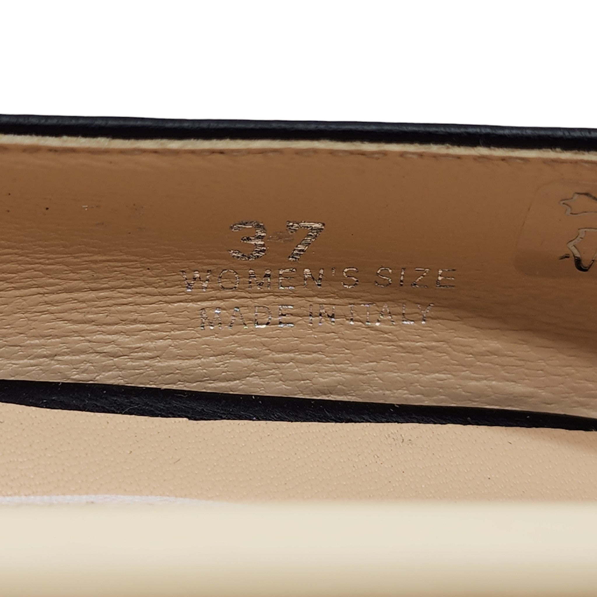 Roger Vivier Flower Strass Leather Ballet Flats - Leather - Black - 9