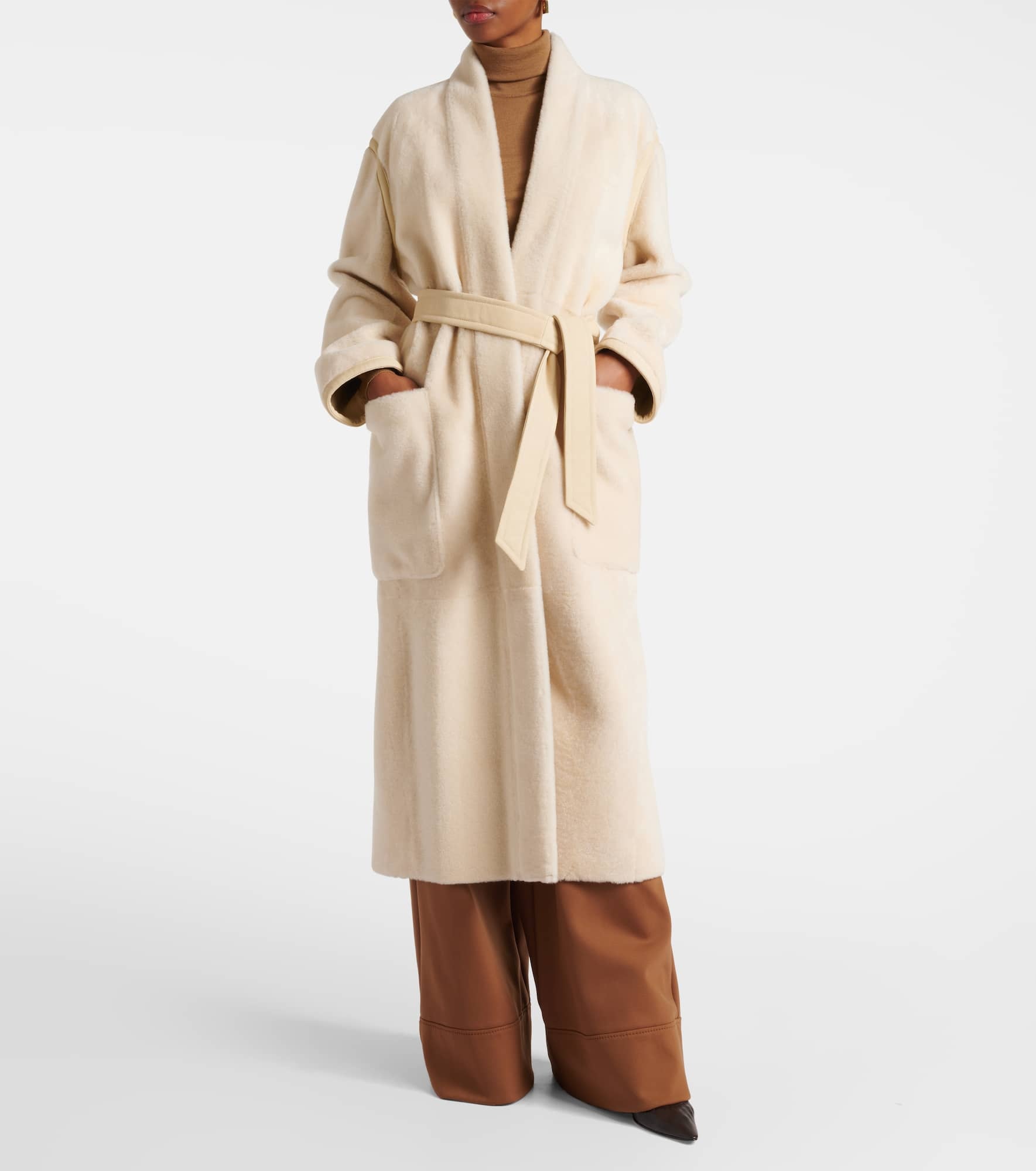 Glassa shearling coat - 2