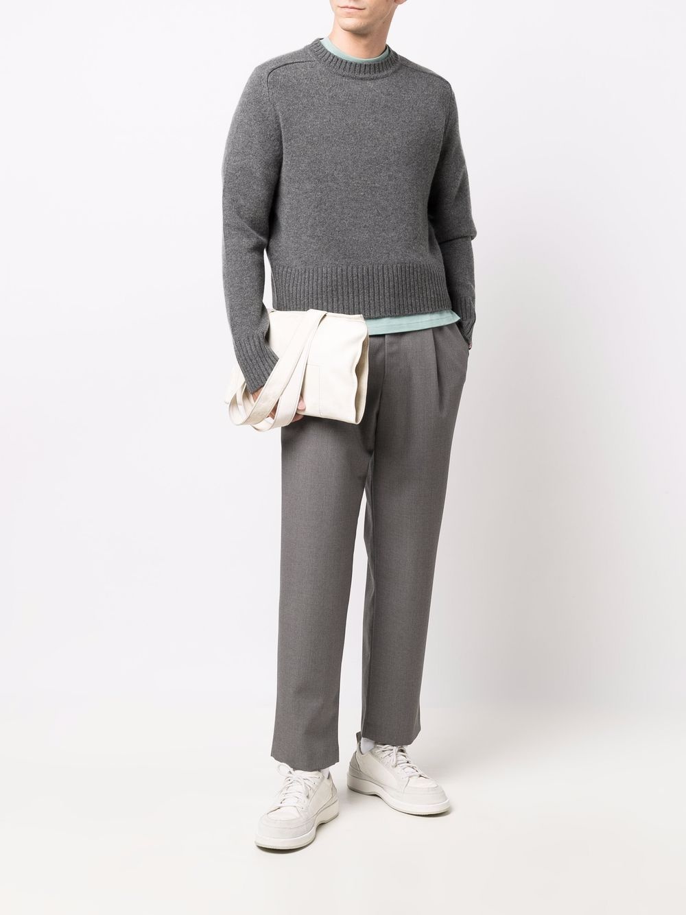 cashmere crewneck jumper - 2