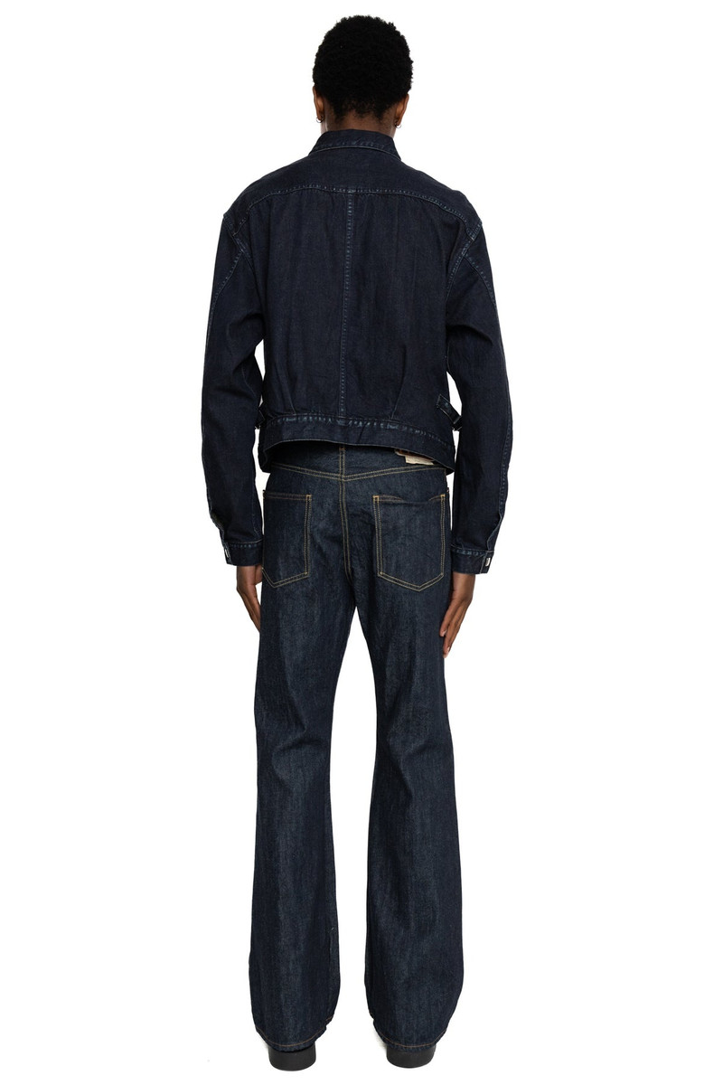 12oz YAGASURI Jacquard Denim CHIMAYO Drizzler JKT - Indigo 5