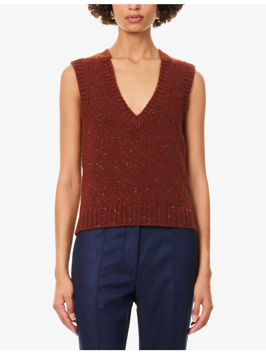 Solomon Cashmere-Knit Vest - 3