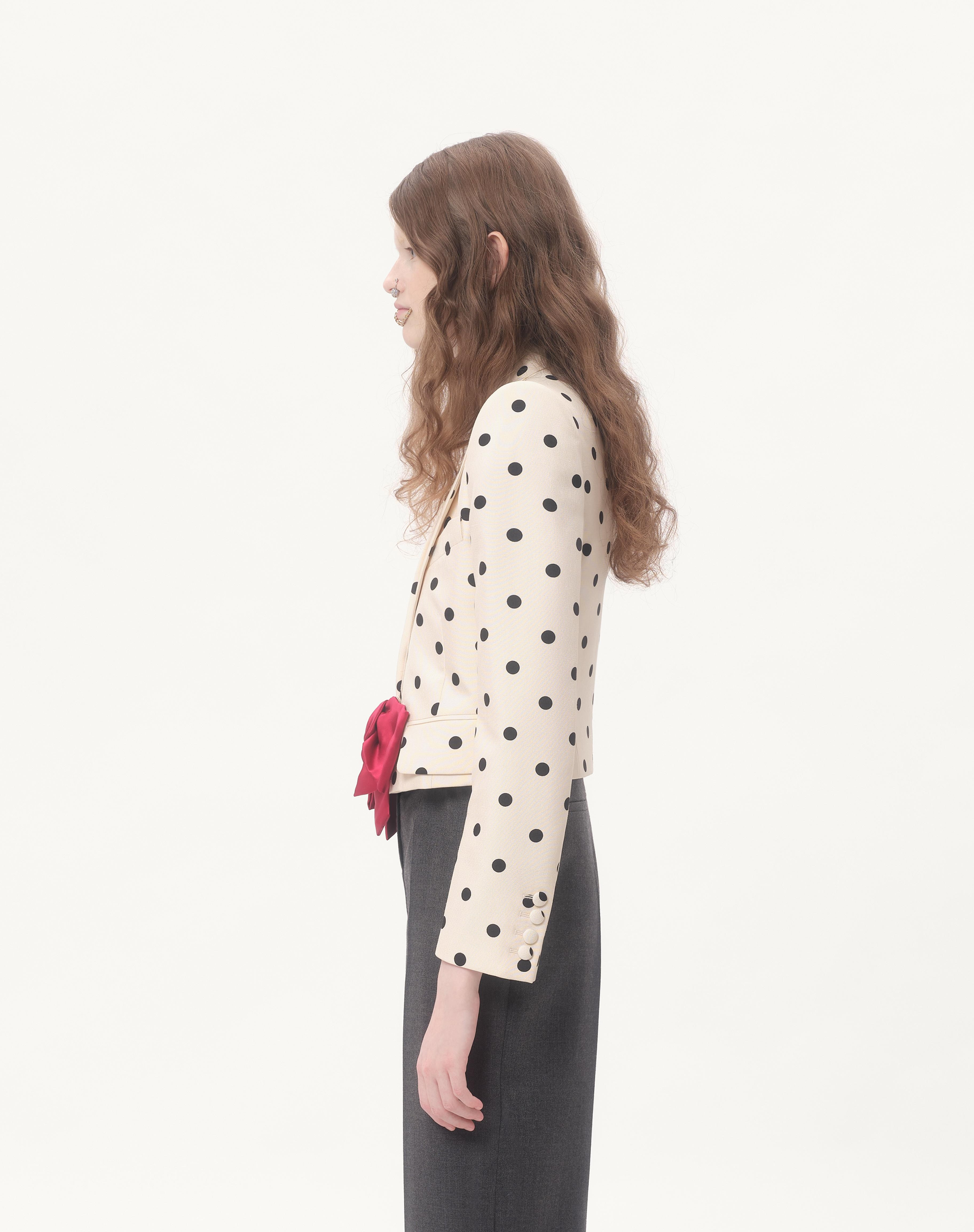 SHANTUNG JACKET WITH PLUSDEPOIS PRINT - 7