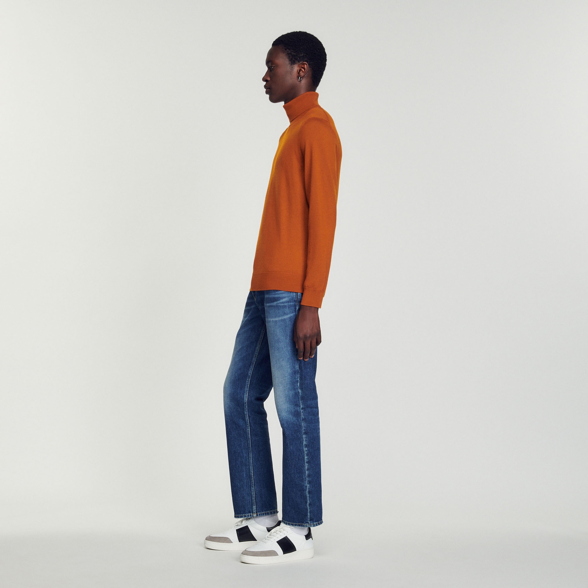 Roll neck wool sweater - 7