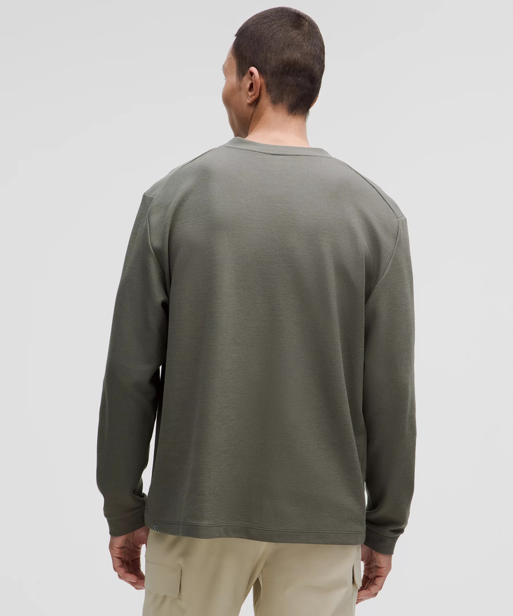 Heavyweight Cotton Textured Long-Sleeve Shirt - 3