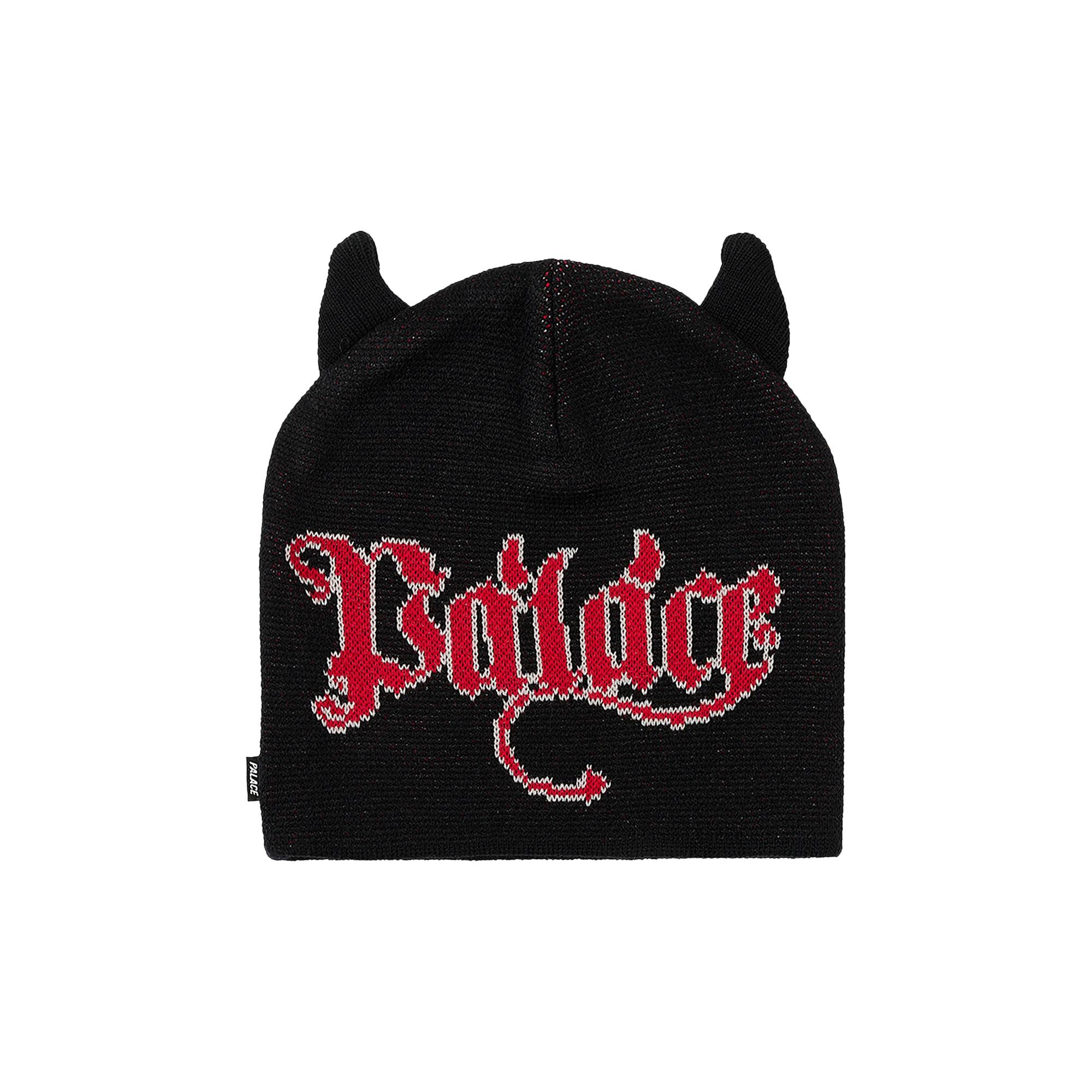 Palace Horny Nein Cuff Beanie 'Black' - 1