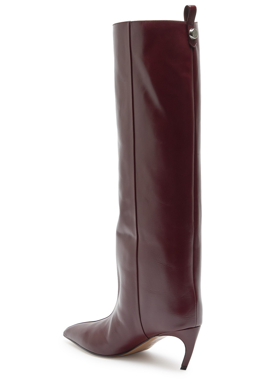 The Attico Lea 65 Leather Knee-high Boots - 2