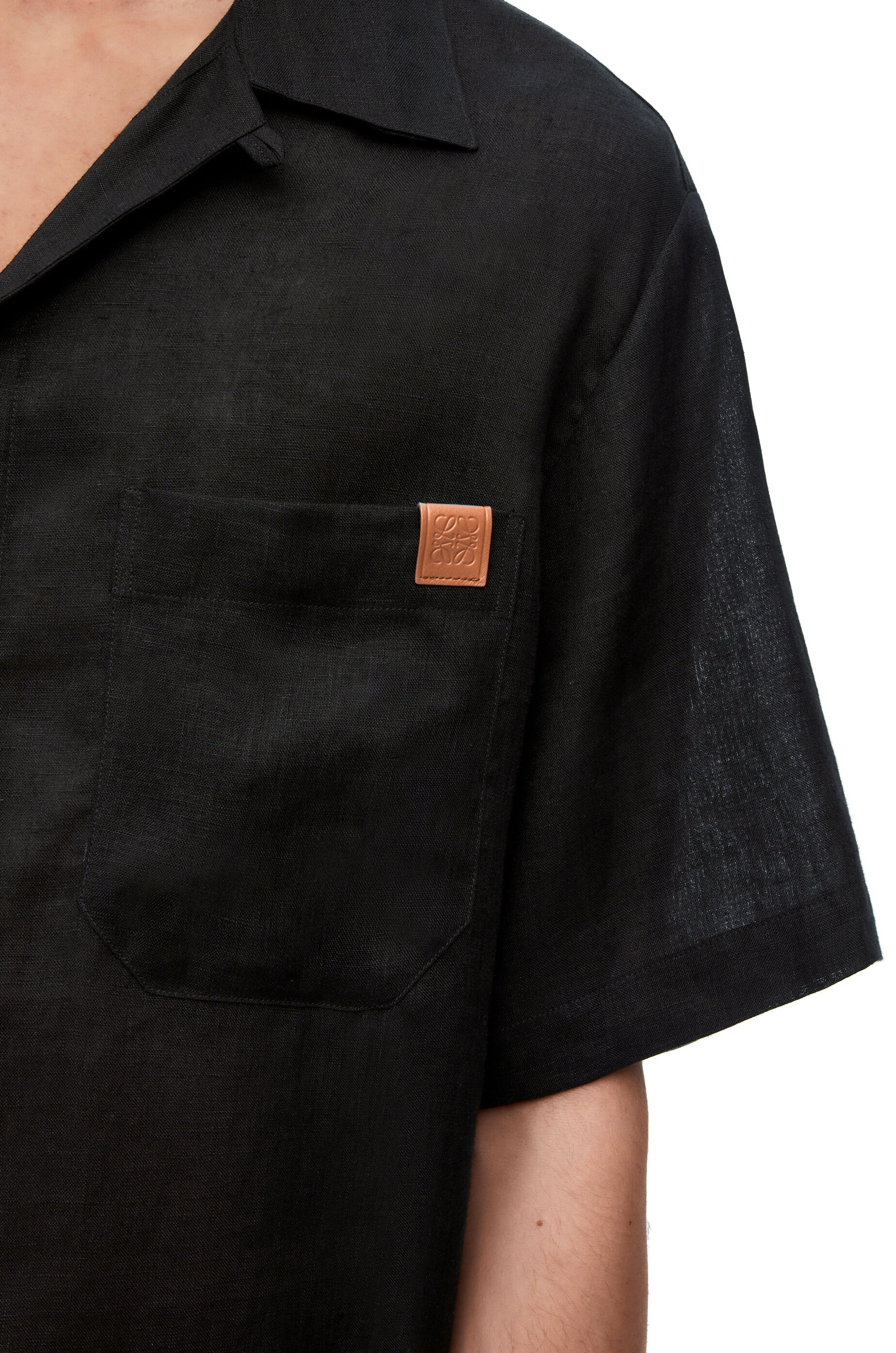 Bowling shirt in linen - 5