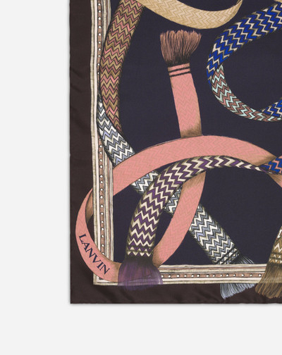 Lanvin SILK SCARF WITH CURB PRINT outlook
