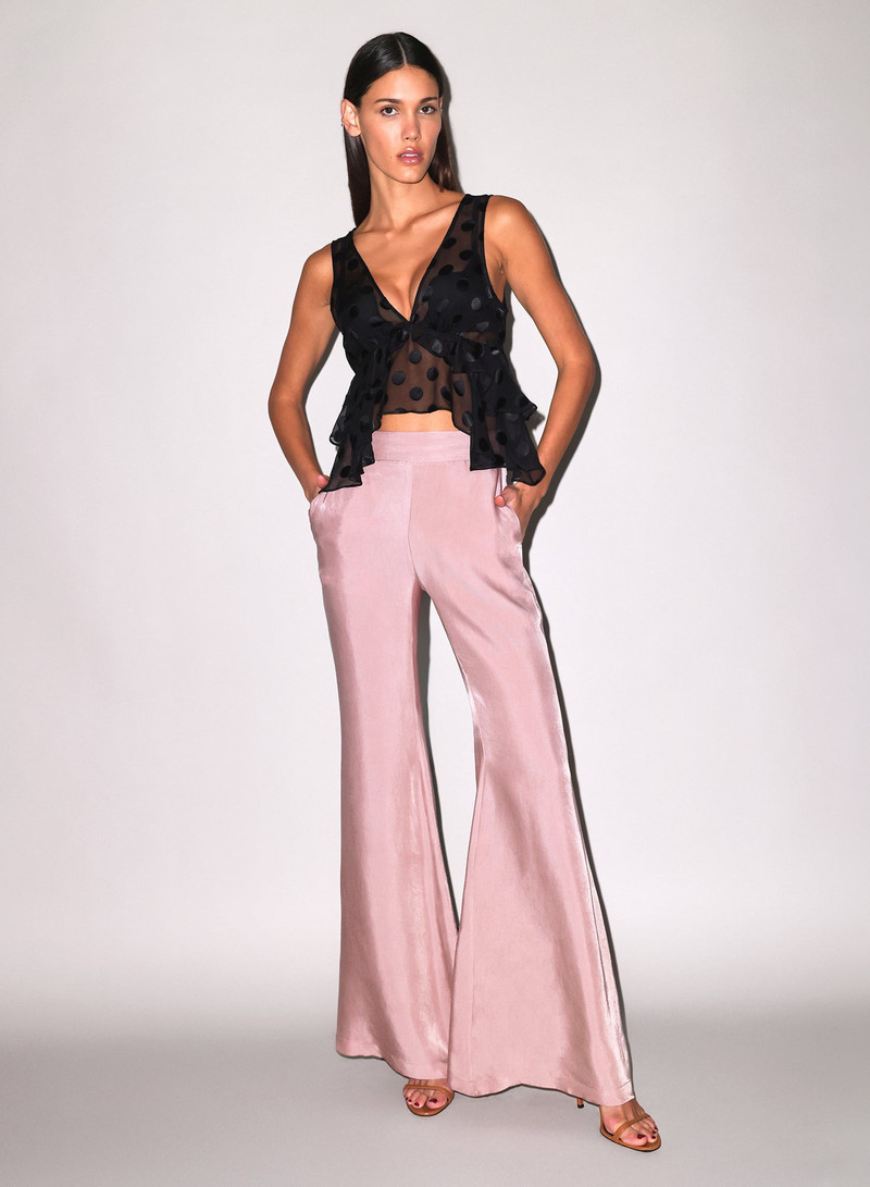 Luxe Twill Flare Pant 4