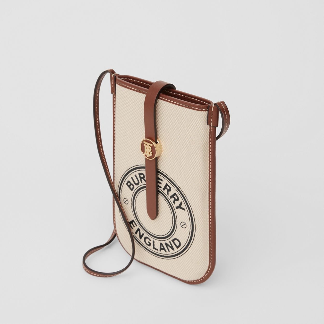 Logo Graphic Canvas Anne Phone Case with Strap - 11