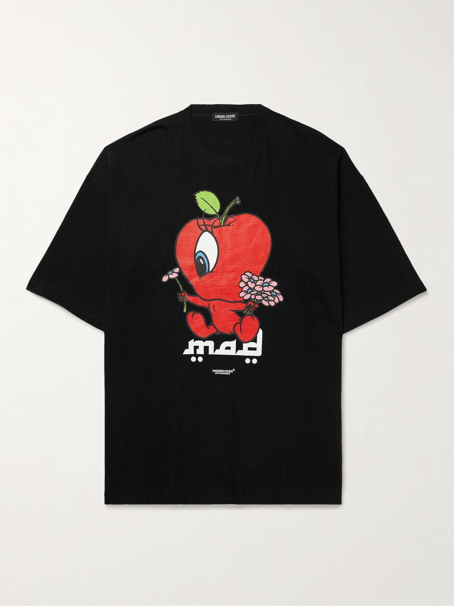 MADSTORE Mad Apple Printed Cotton-Jersey T-Shirt - 1