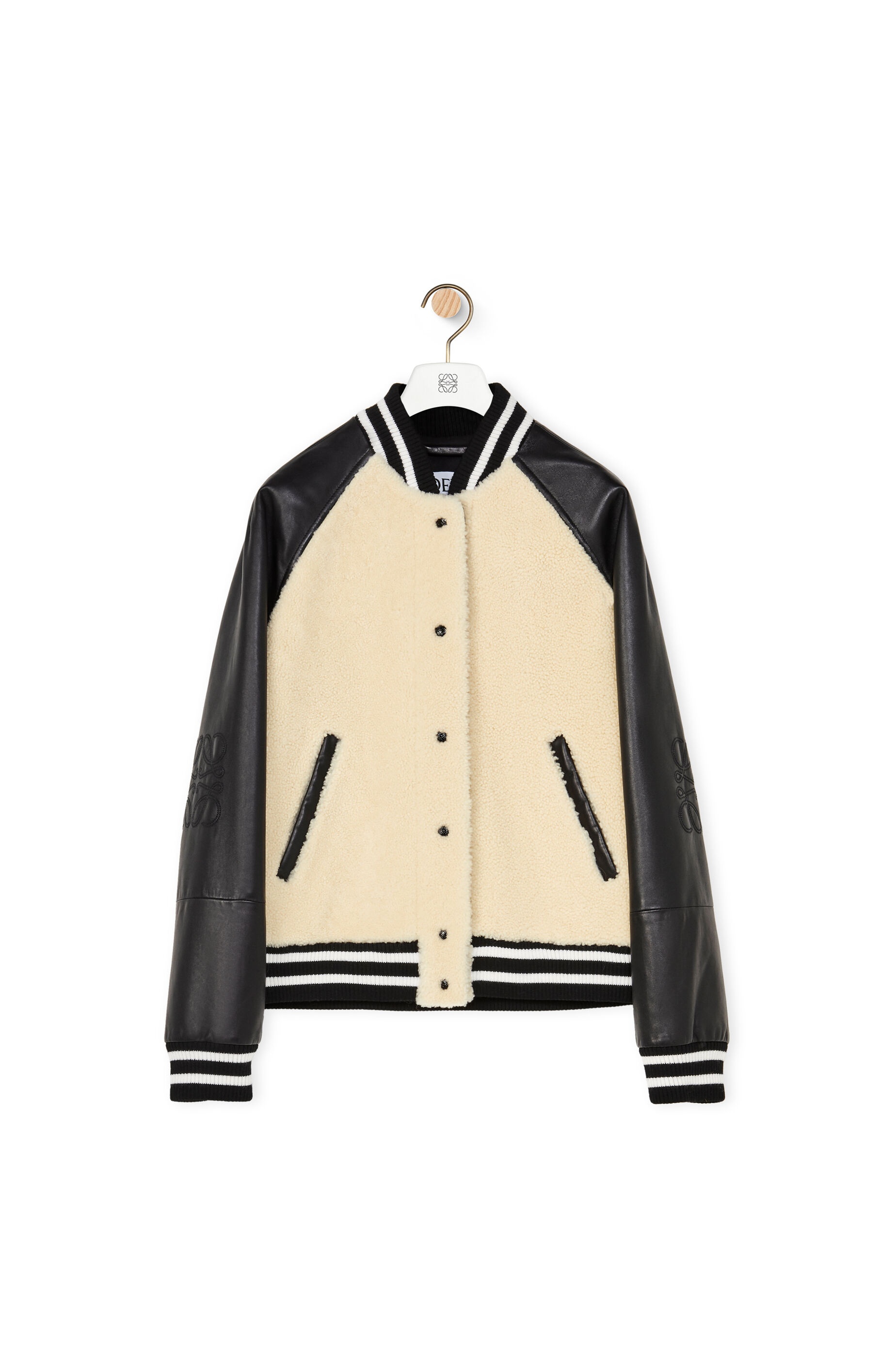 Bomber jacket in shearling - 1