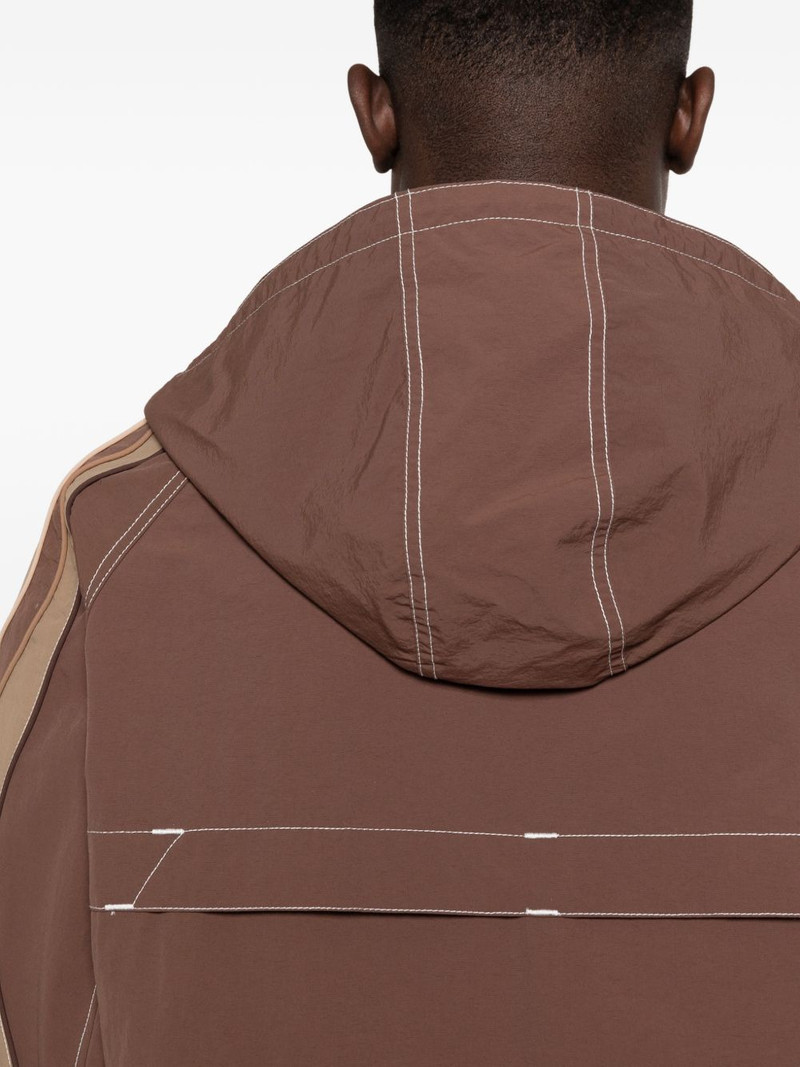 hooded panelled jacket 5