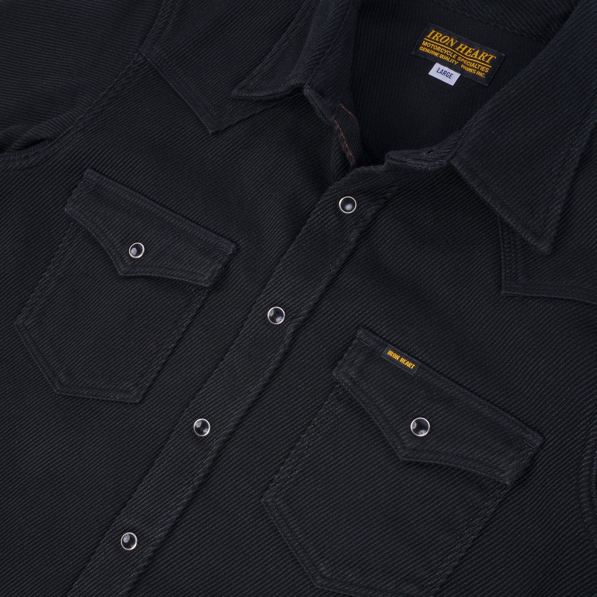 IHSH-234-BLK Kersey Western Shirt Black - 4