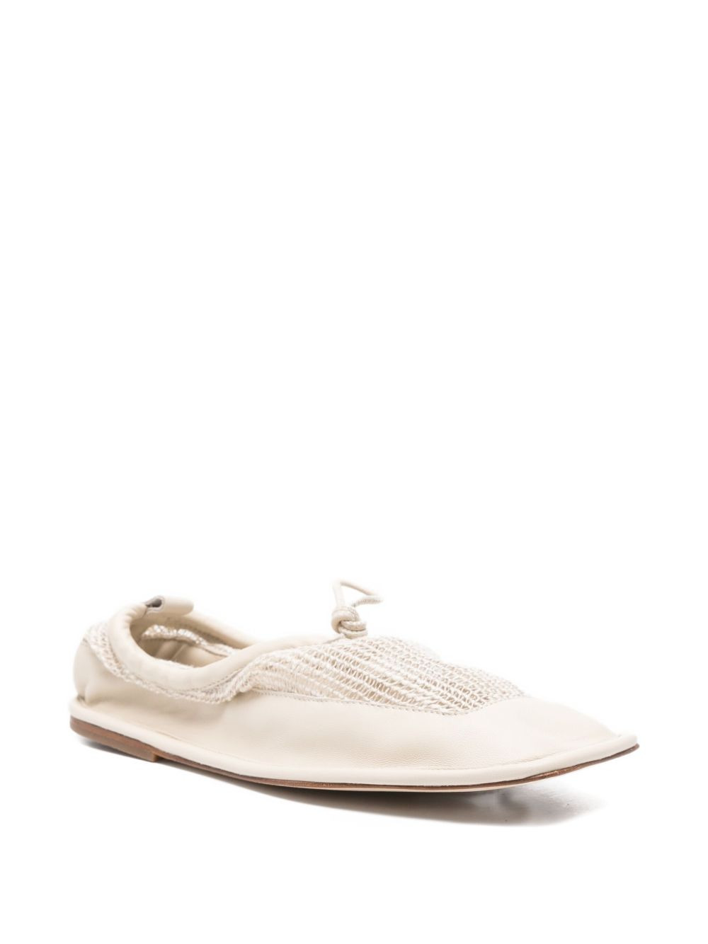 Puntera mesh-panel ballet flats - 2
