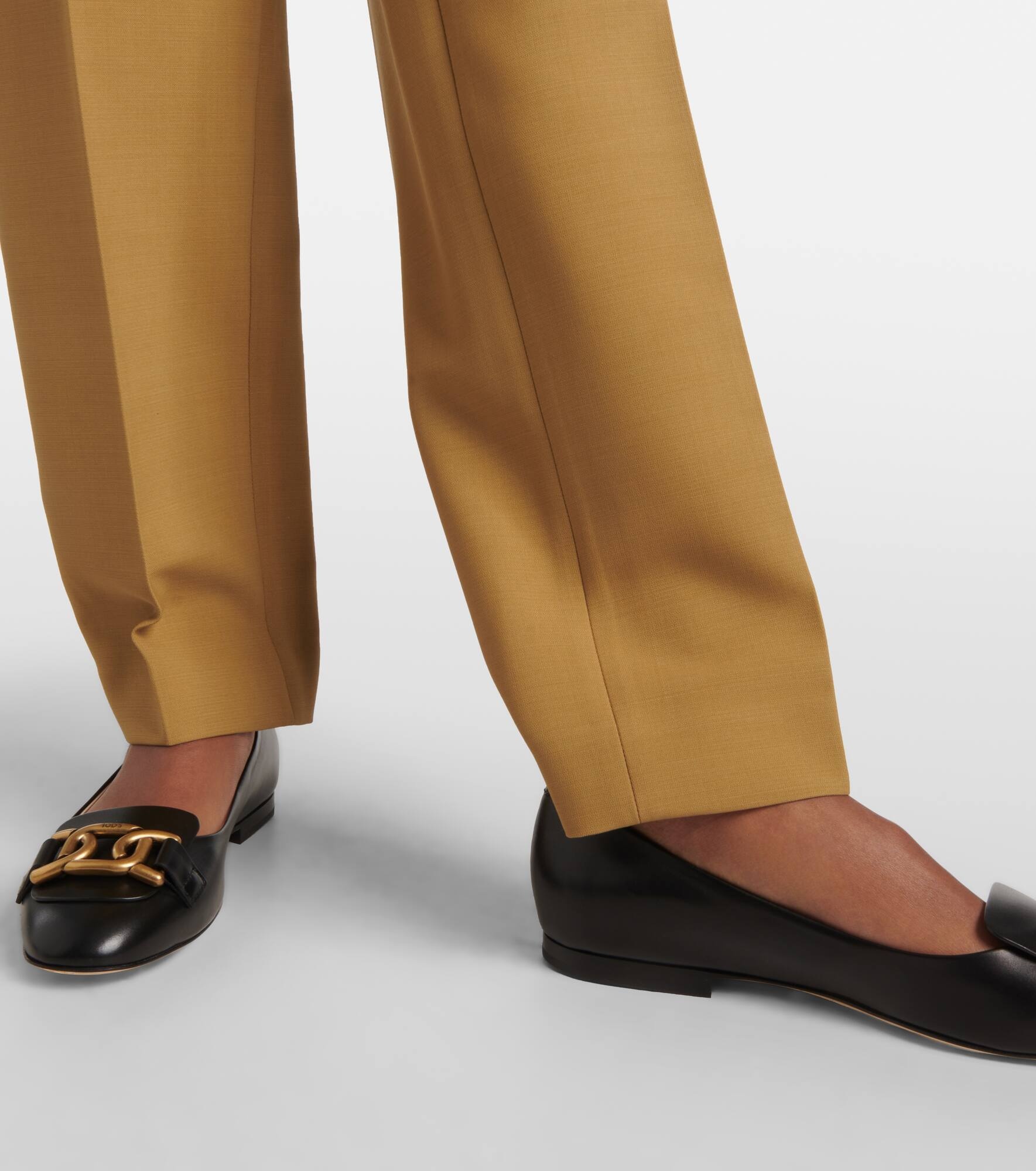 Virgin wool straight pants - 5