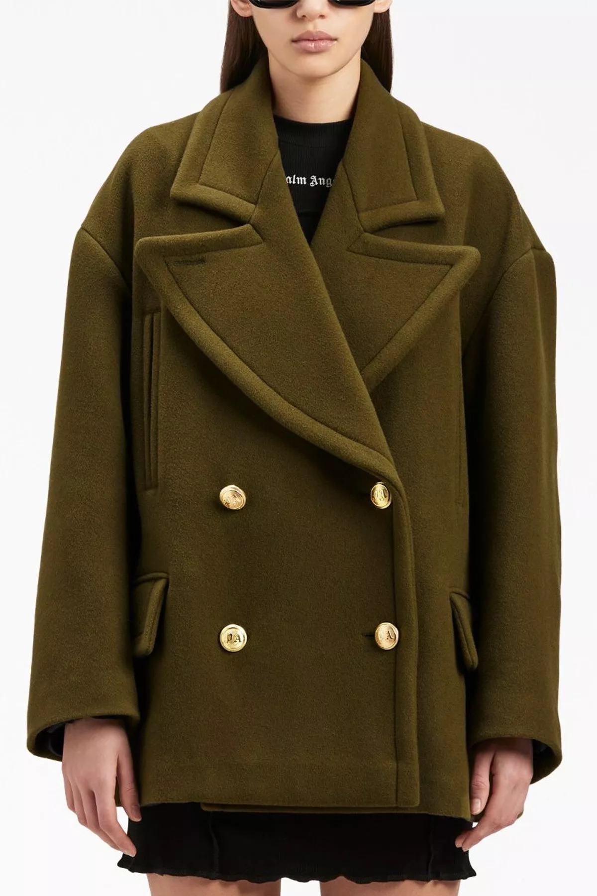 Palm embroidery coat - 2