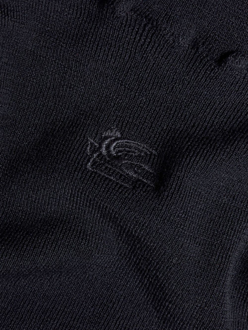 high-neck wool jumper - 6