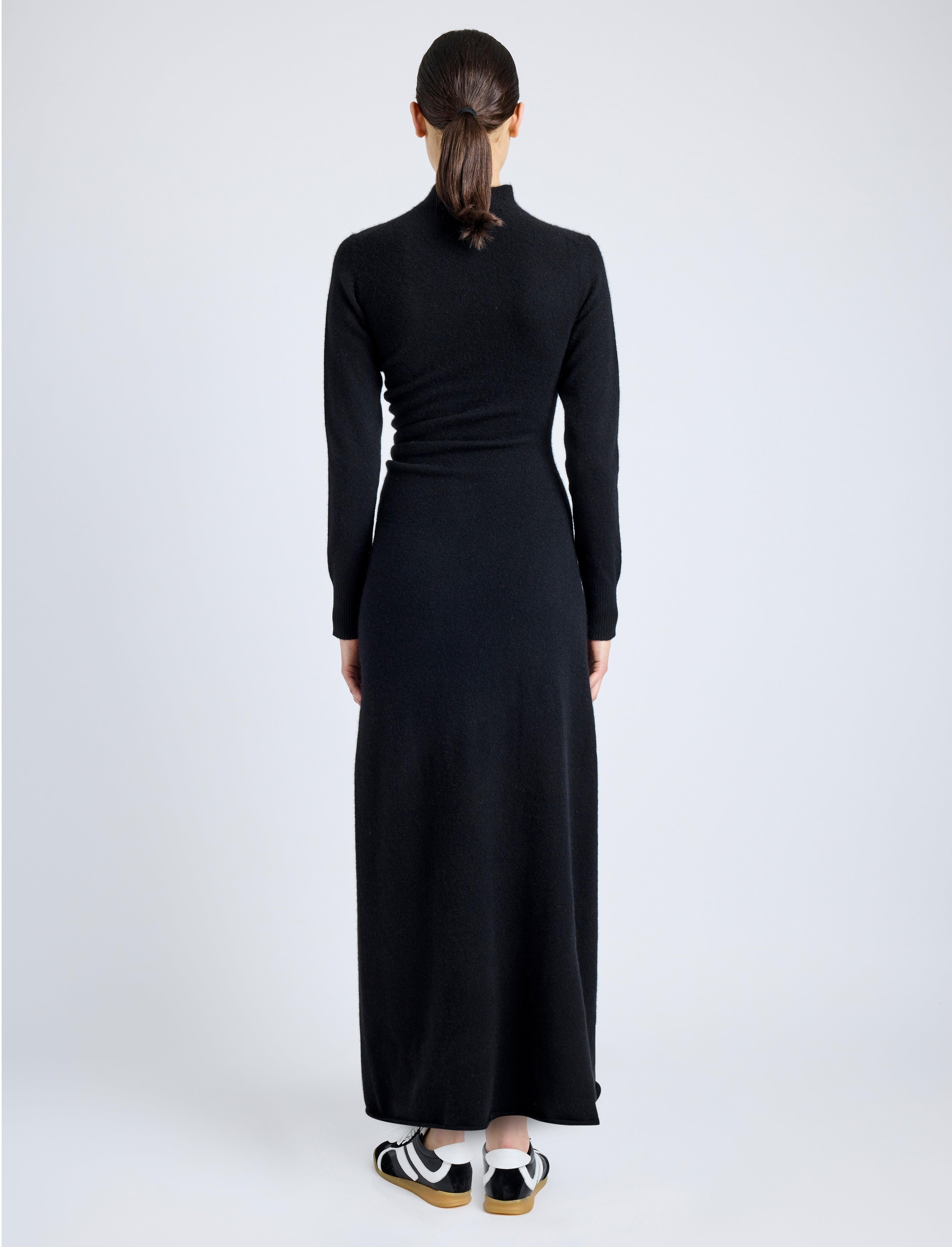 Annette Dress in Cashmere Silk - 4