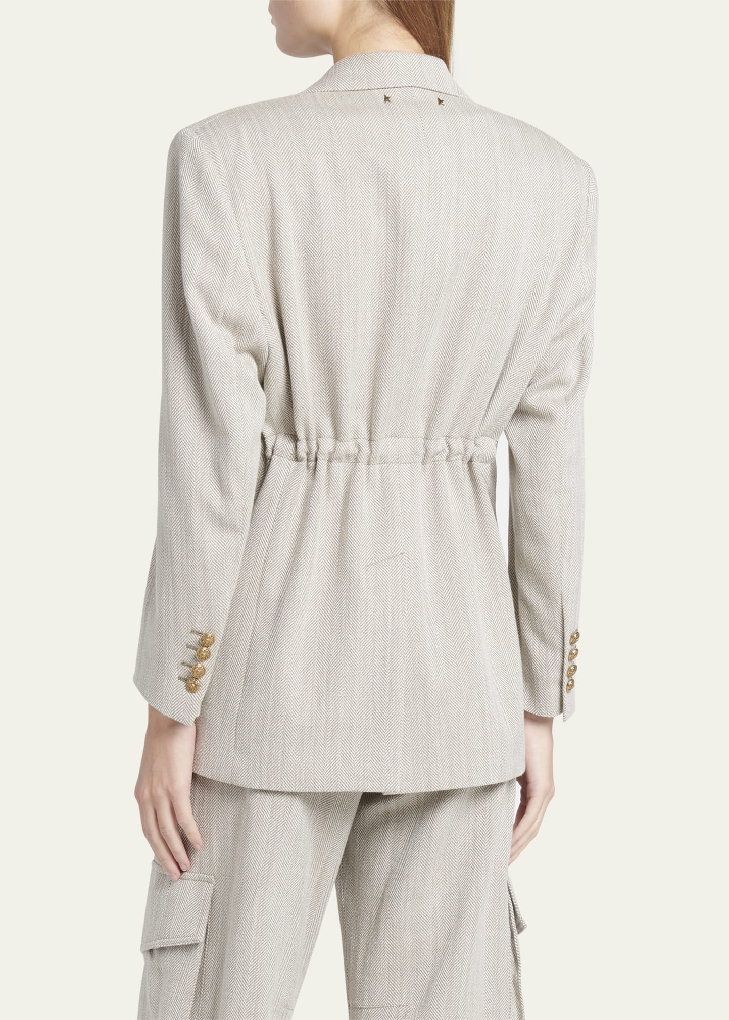 Journey Herringbone Boyfriend Jacket - 3
