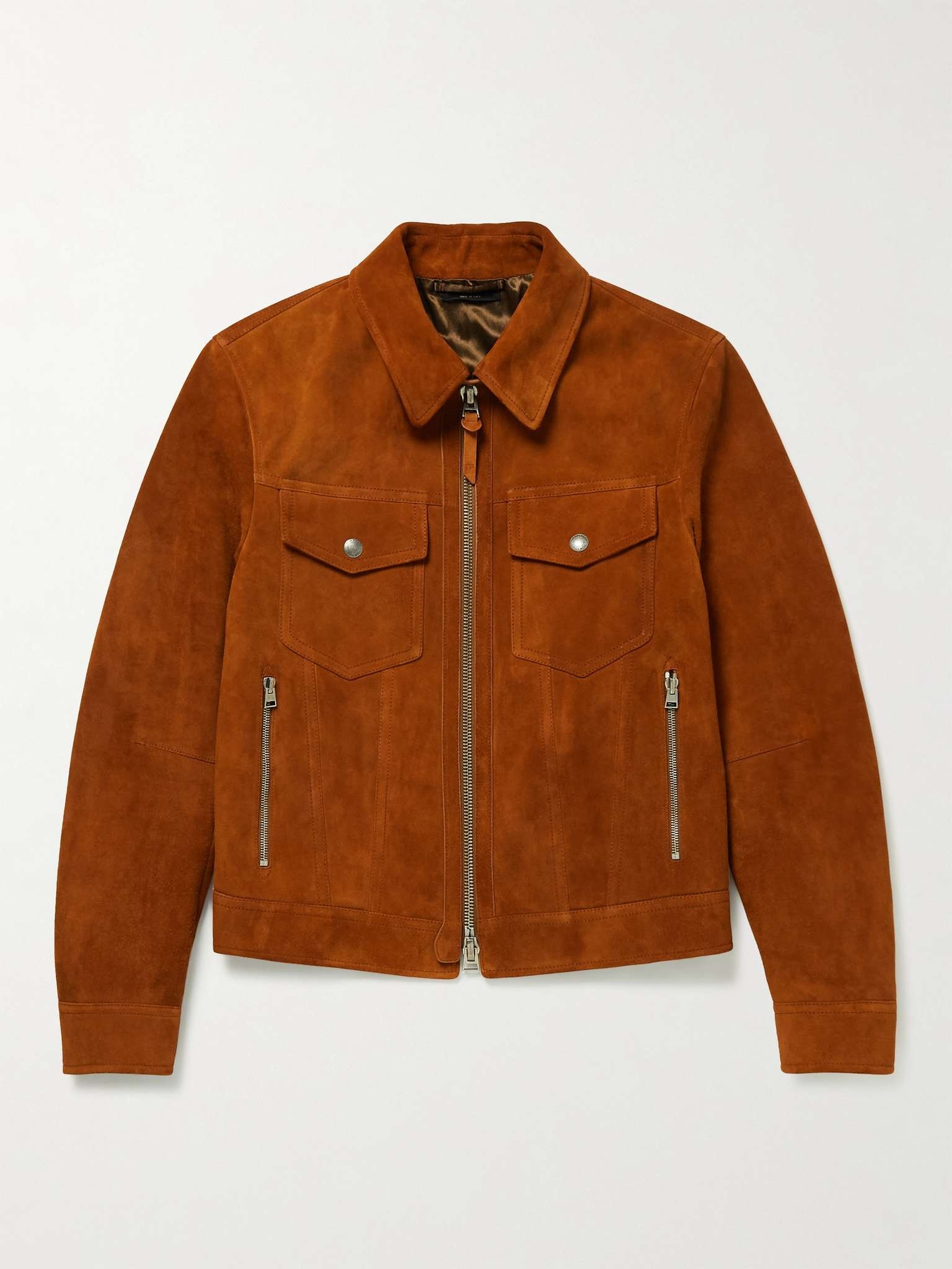 Suede Blouson Jacket - 1