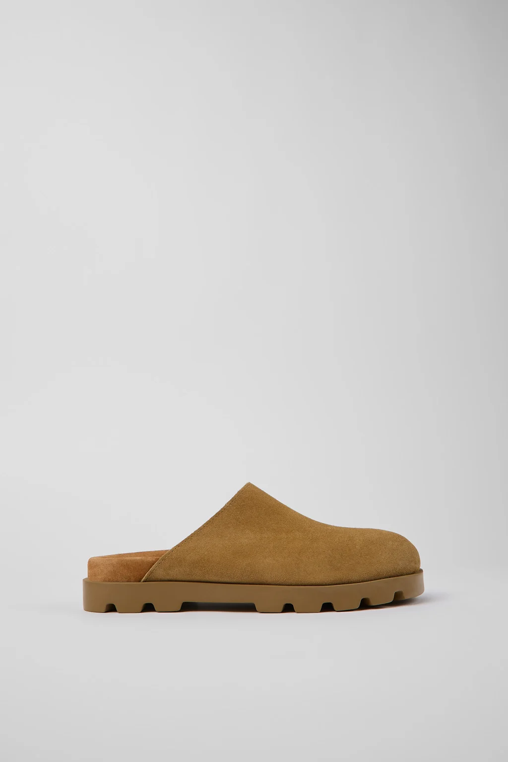 Brutus Sandal Brown Nubuck Clog for Women - 1