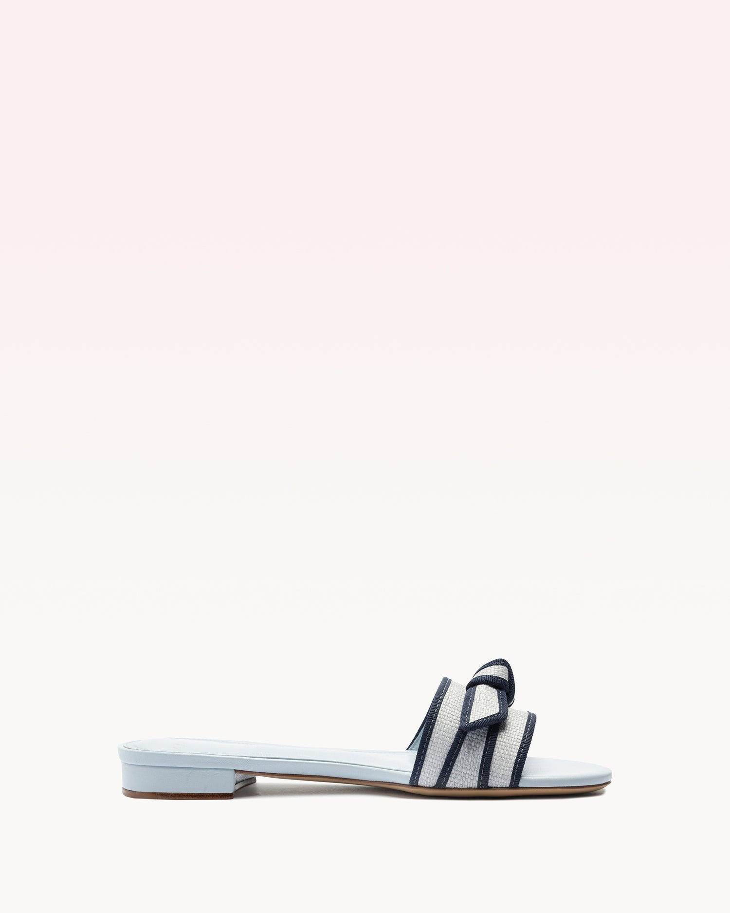 GROSGRAIN RAFFIA FLAT - 1