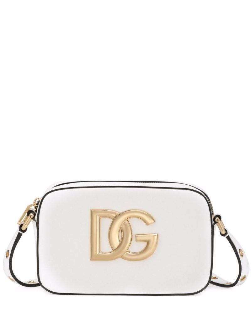 logo-plaque crossbody bag - 1