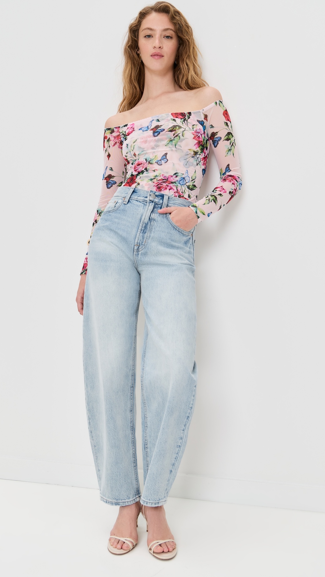 Peonie Off Shoulder Bodysuit - 4