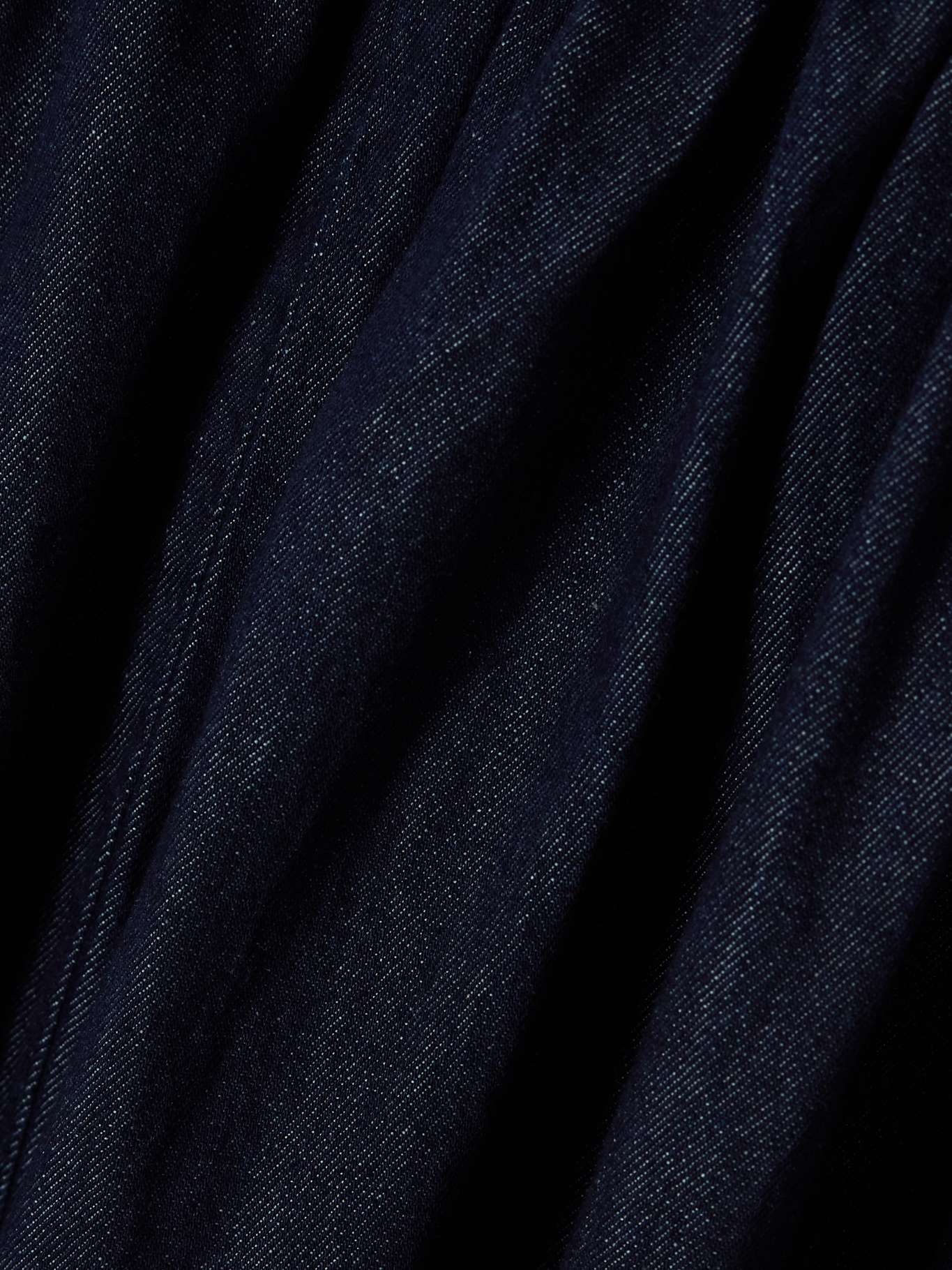 Maude oversized gathered denim jumpsuit - 4