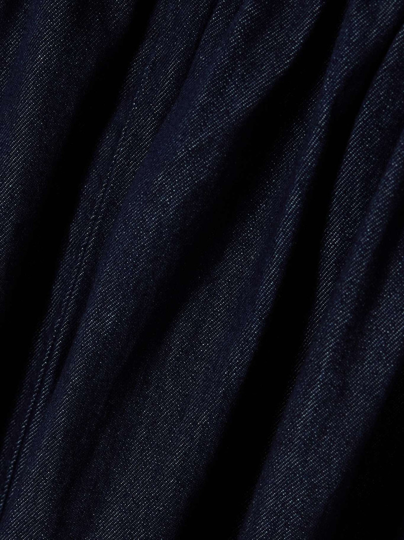 Maude oversized gathered denim jumpsuit 4