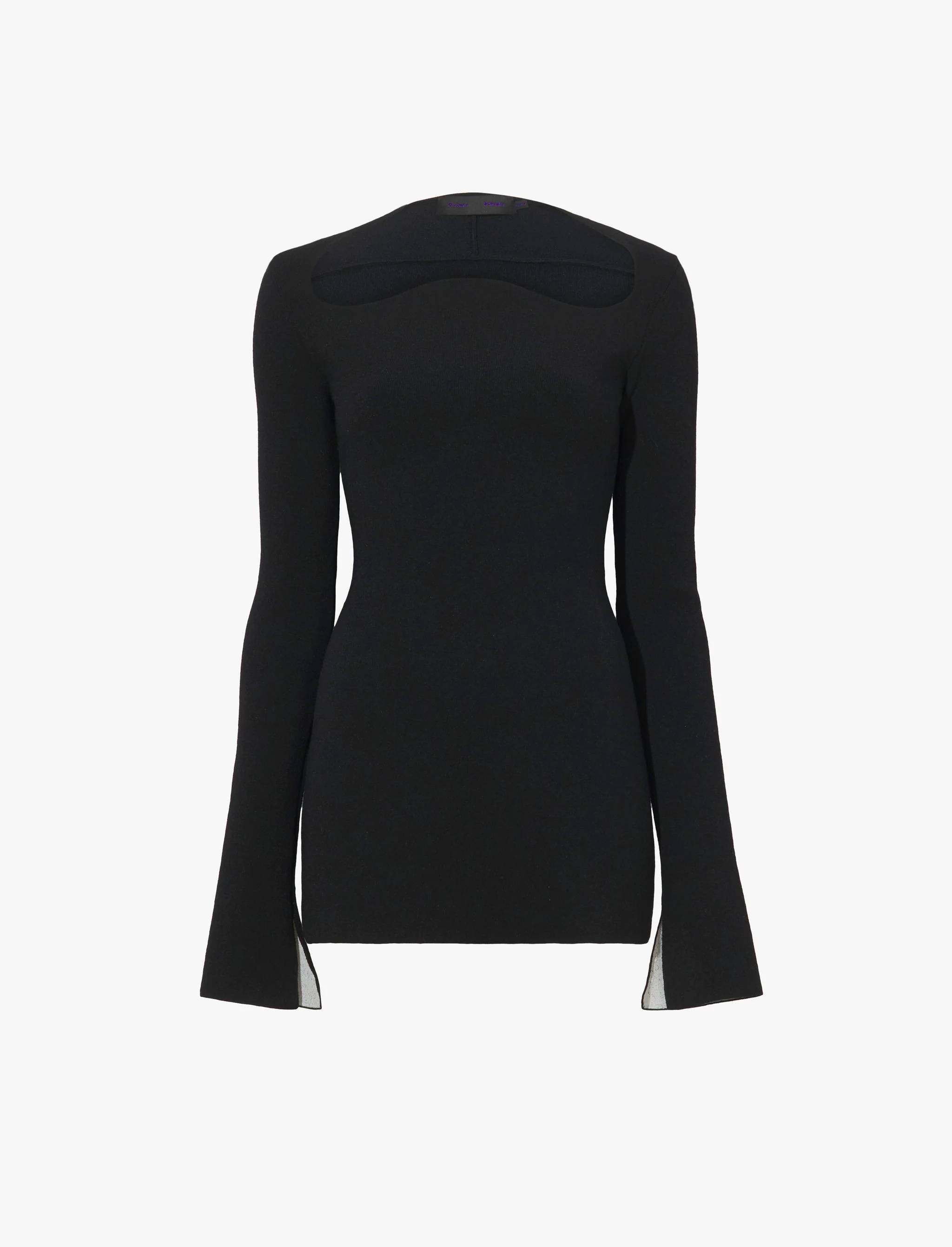 Textured Viscose Knit Sweater - 1
