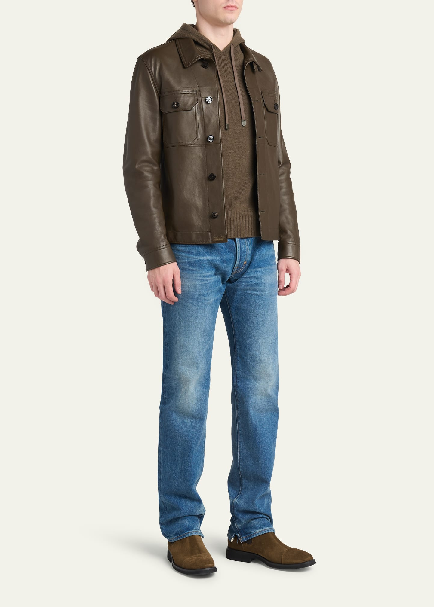 Men's Suede Chelsea Boots - 3