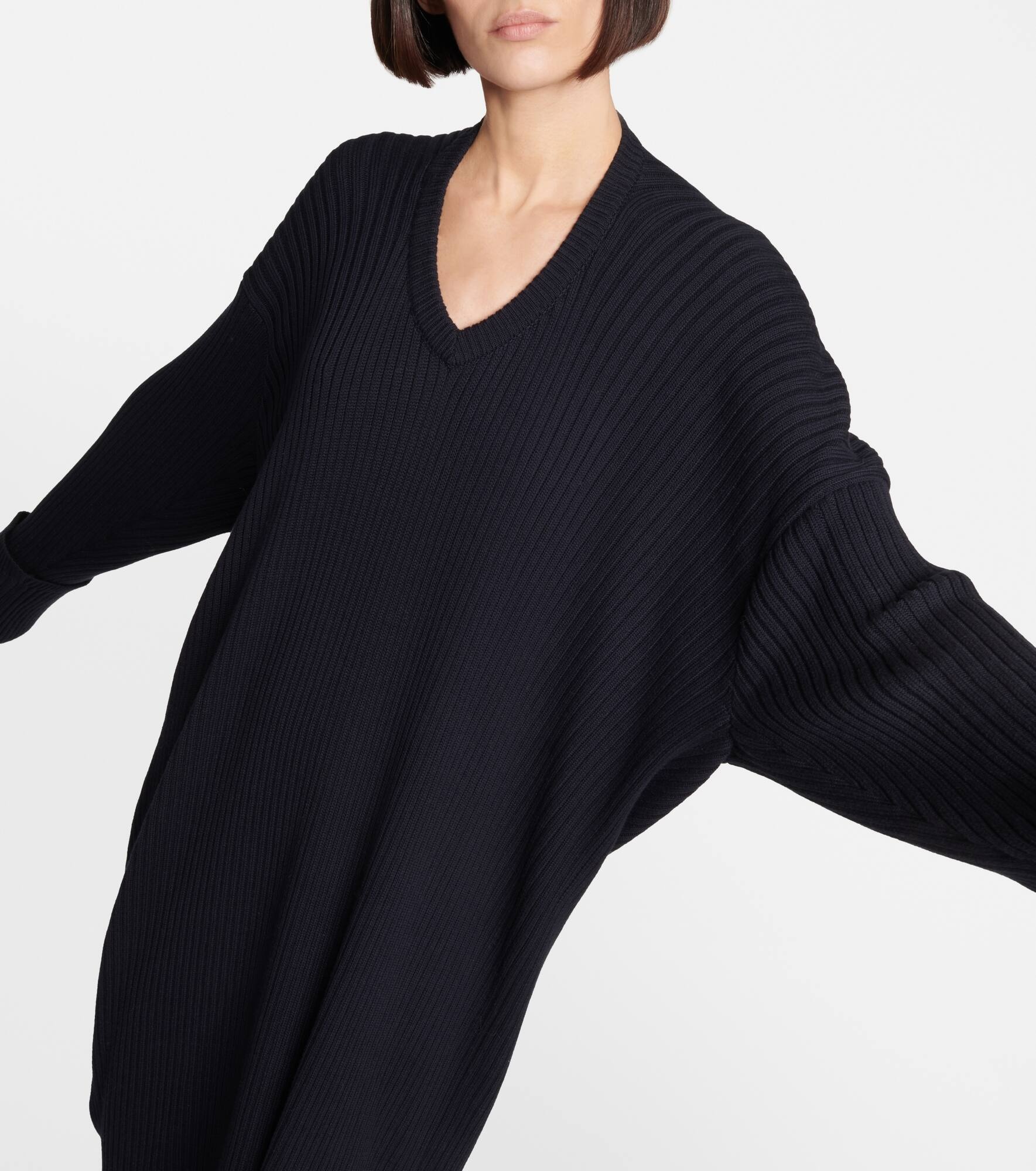 Elodie knitted cotton maxi dress - 6