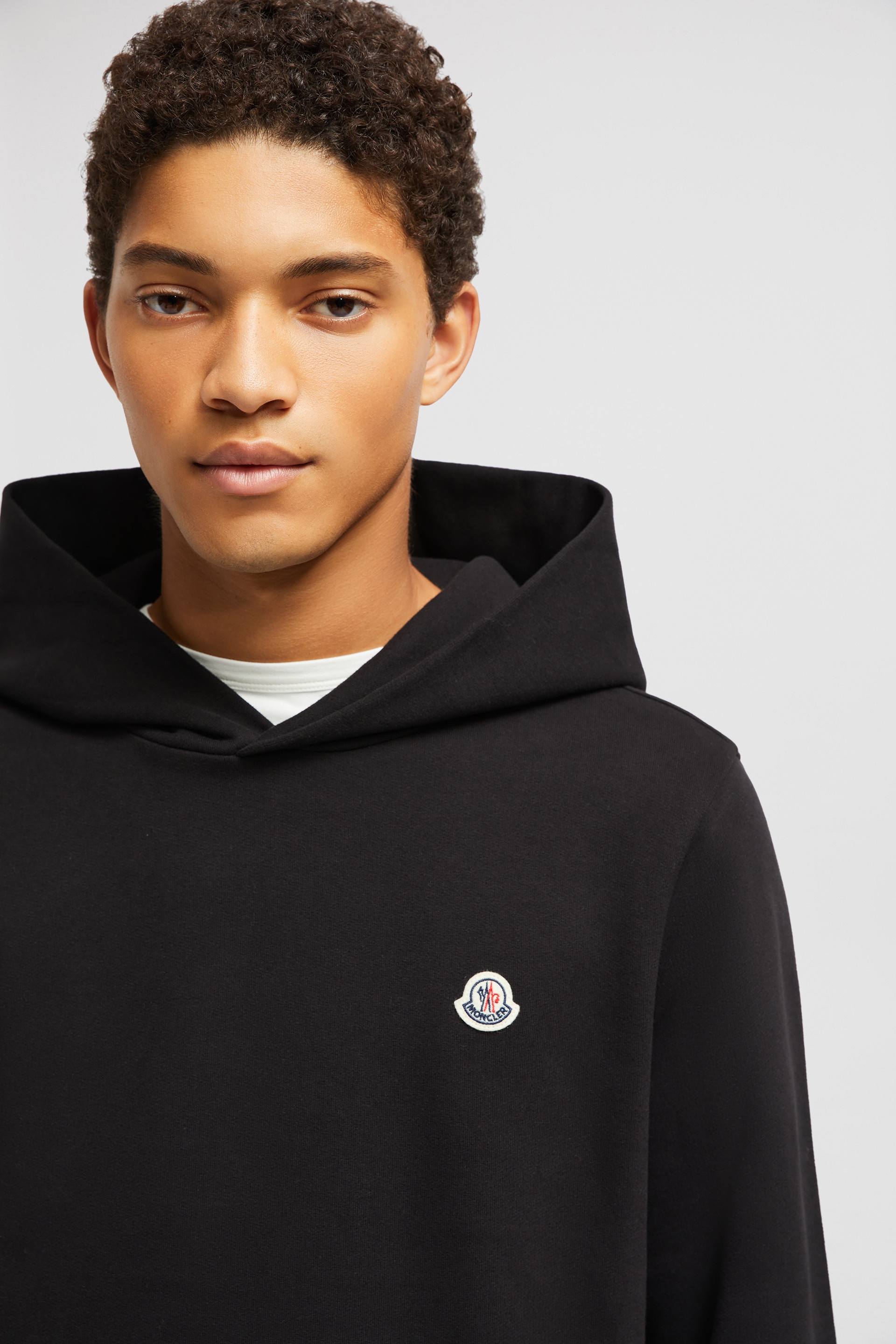 Logo Patch Cotton Hoodie - 6