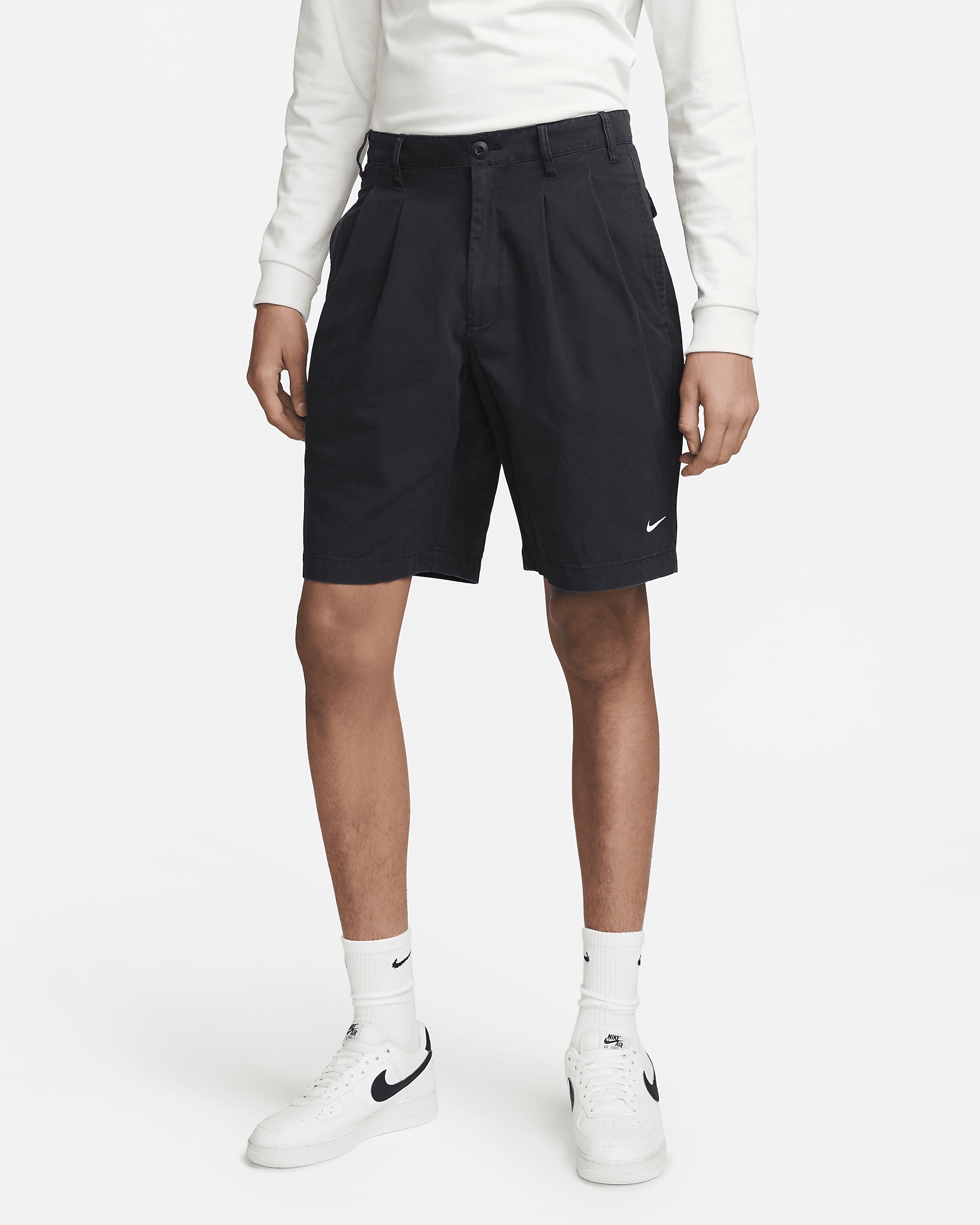 Nike Life Men's Pleated Chino Shorts - 1