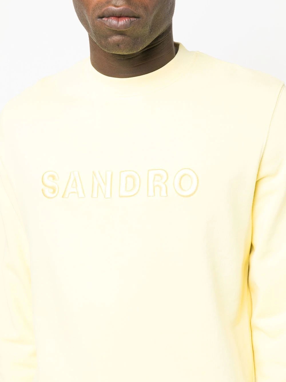 embroidered-logo cotton sweatshirt - 5