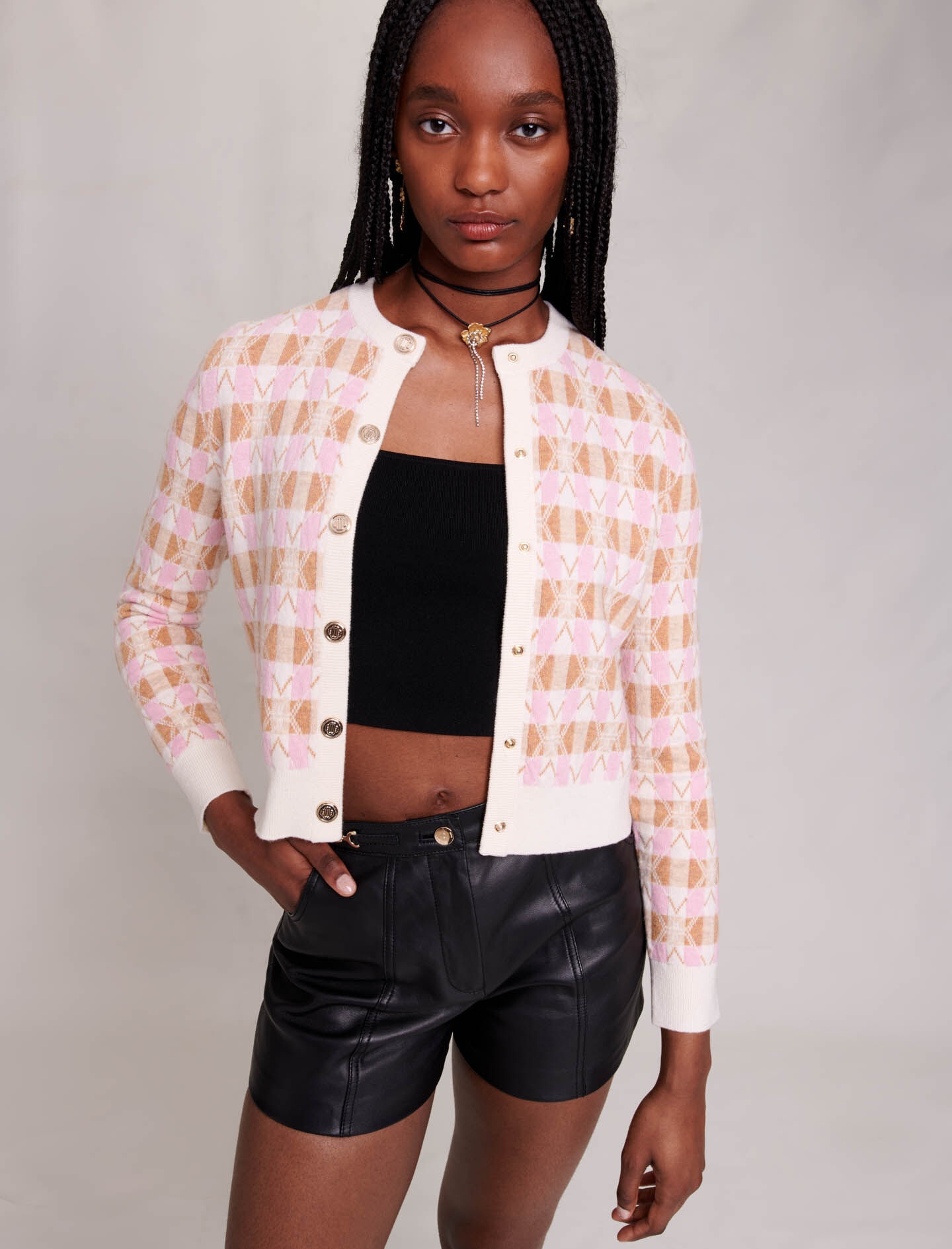Checked cardigan - 6