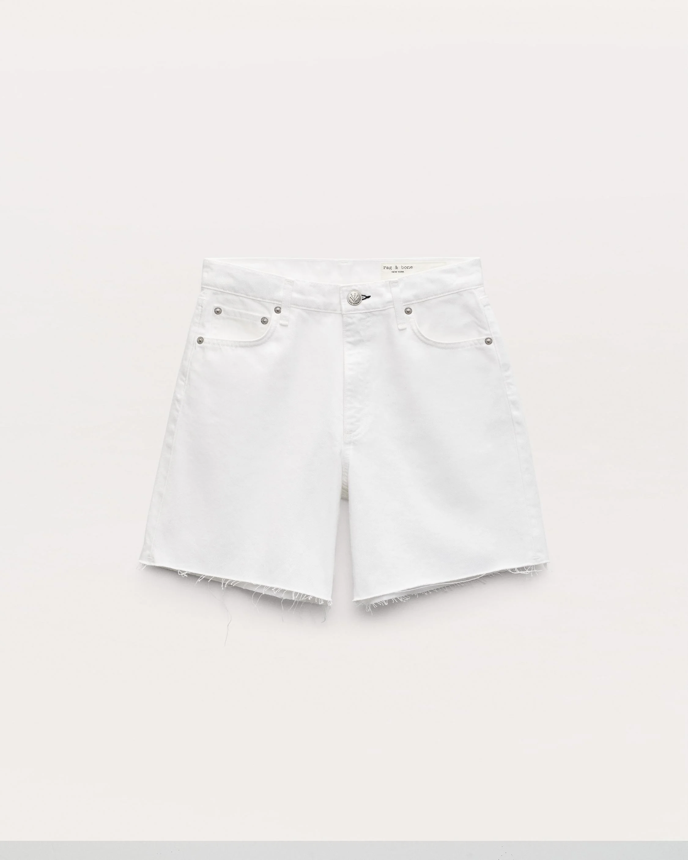 Kaia Denim Shorts
Lightweight Rigid in White - 1