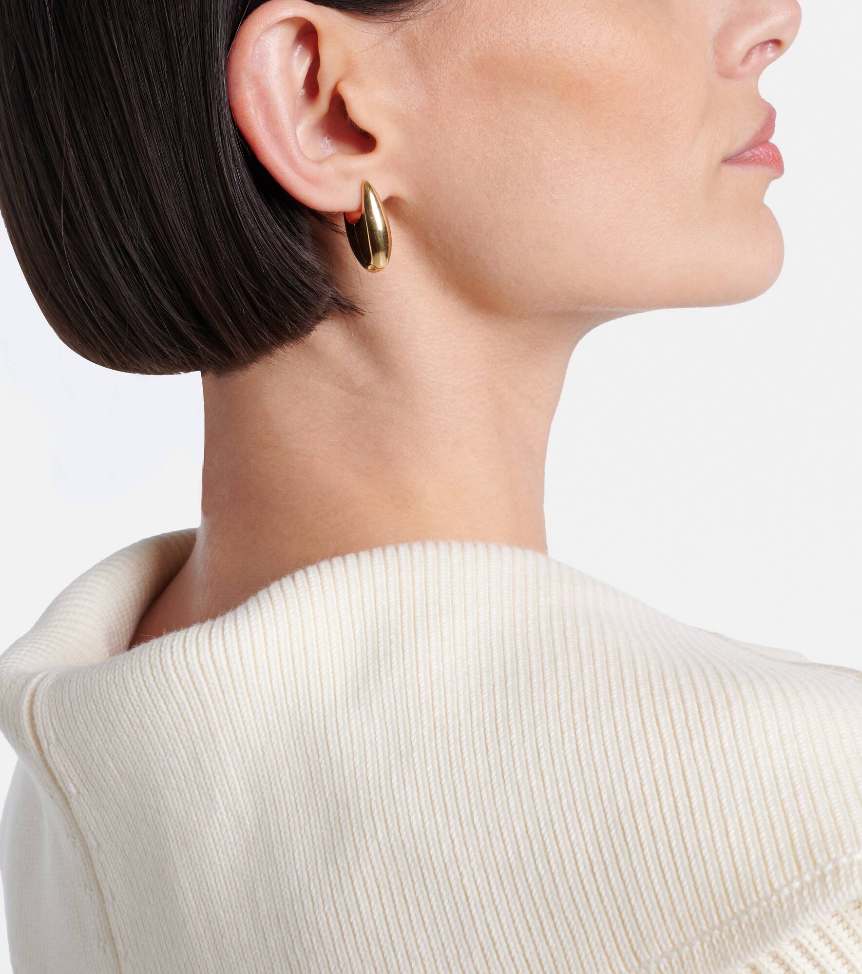 18kt gold-plated sterling silver earrings - 3
