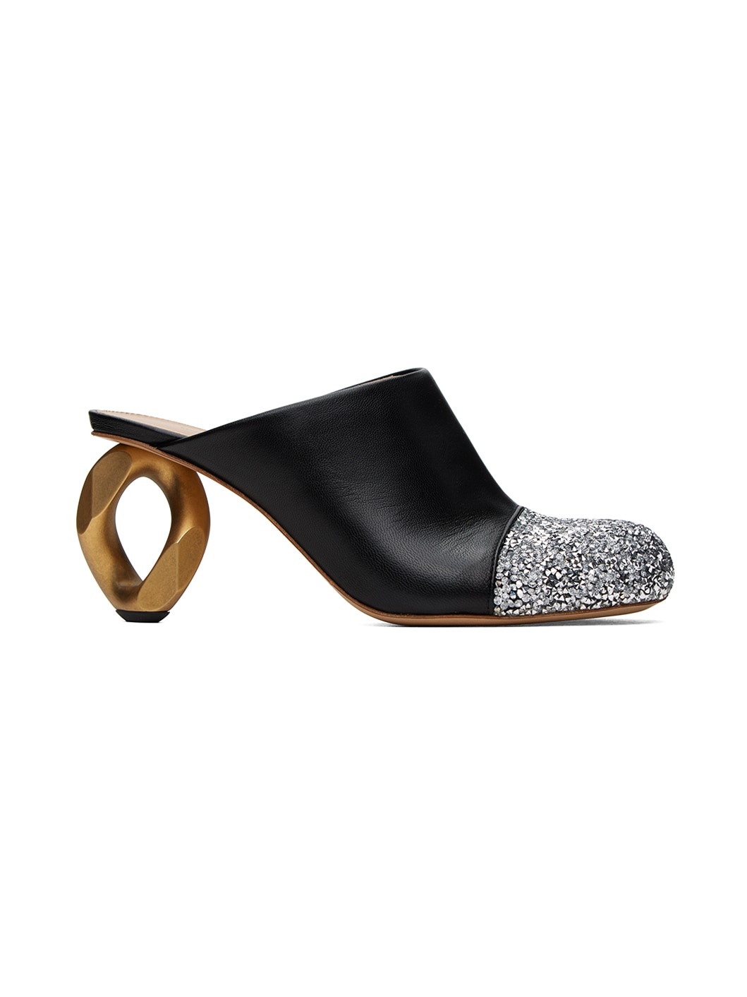Black Chain Mules - 1