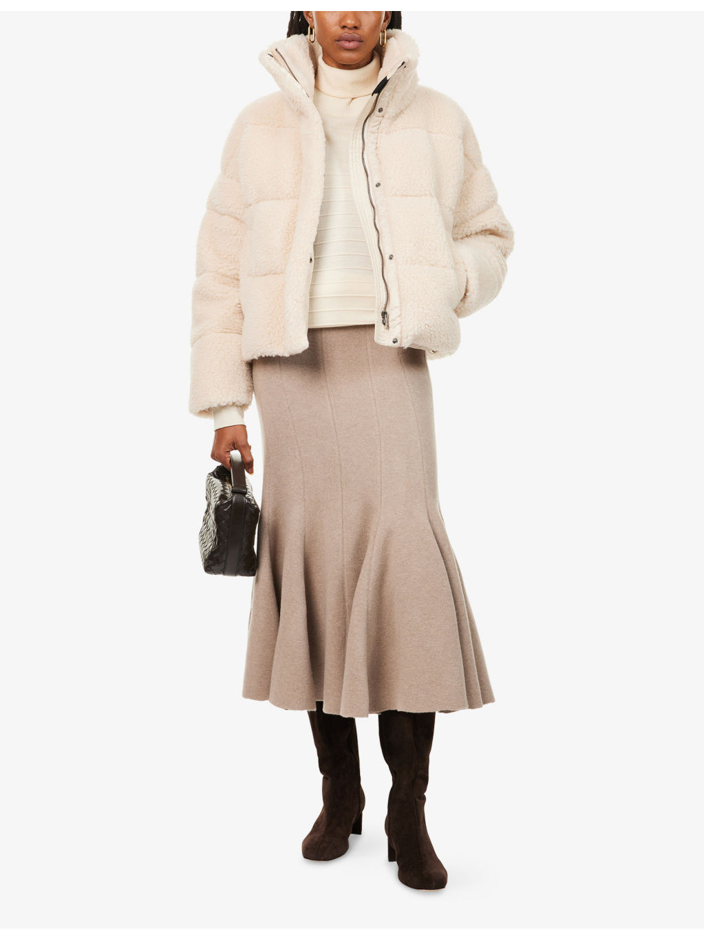 Alfredo Padded Teddy Puffer Jacket - 2