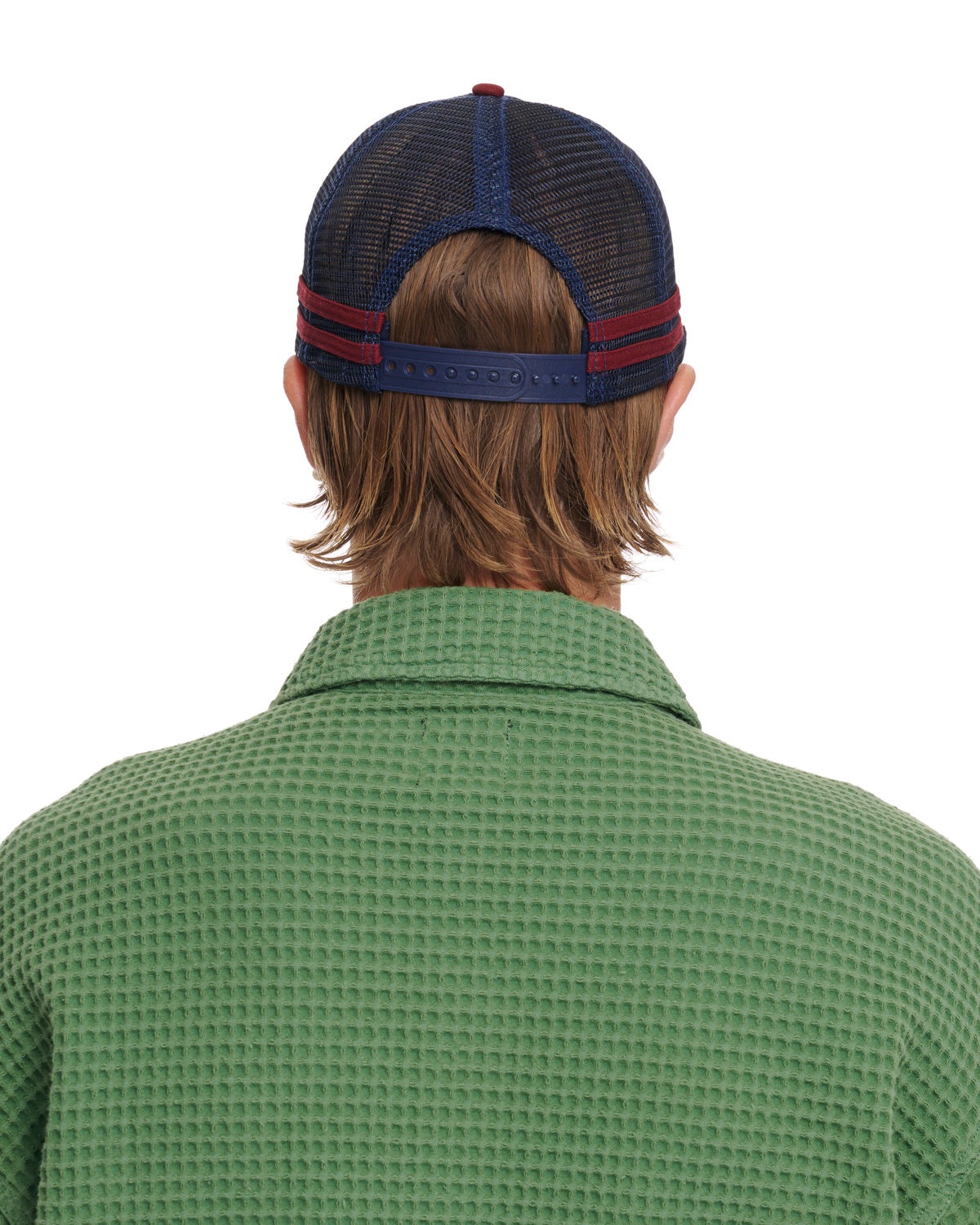Logohead 5 Panel Trucker Cap - Navy - 5