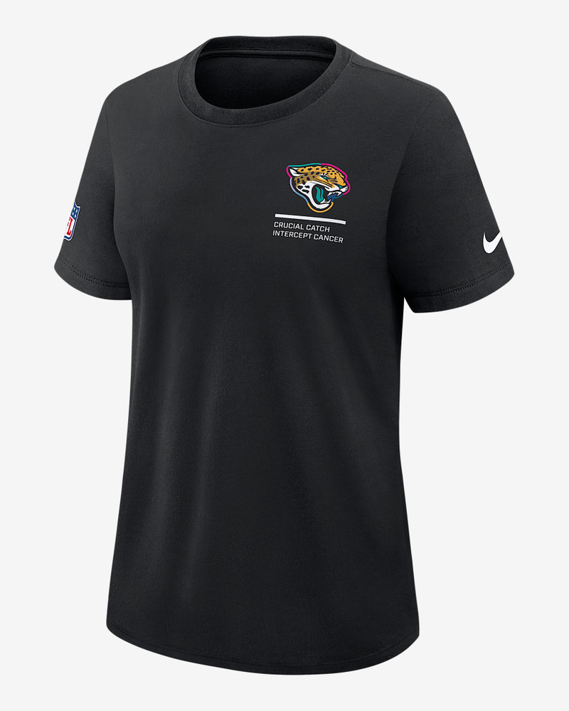 Jacksonville Jaguars Crucial Catch Women's Nike Dri-FIT NFL T-Shirt 1