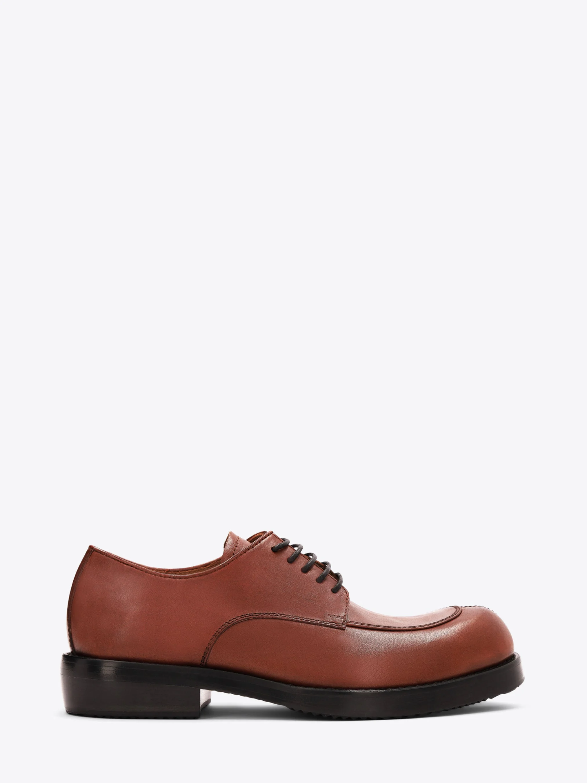 LEATHER DERBY SHOES - 1