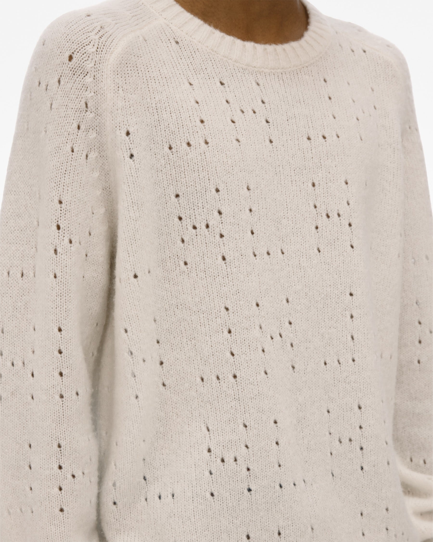 LOGO POINTELLE SWEATER - 6