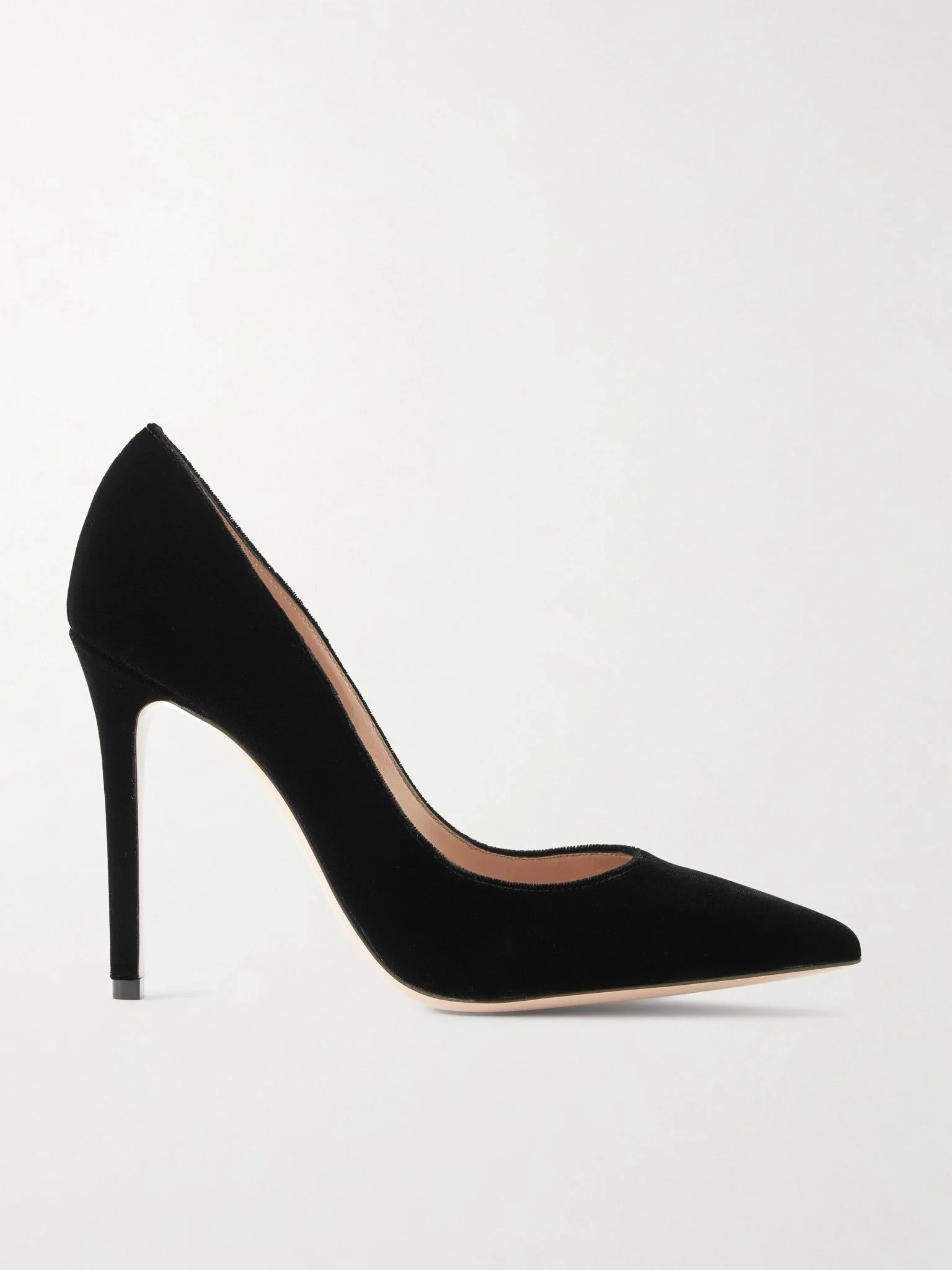 Gianvito 105 velvet pumps Black - 1